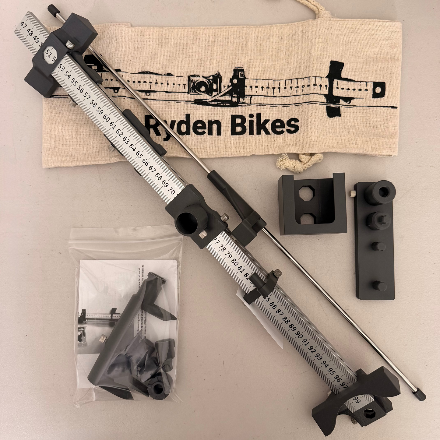 All PRO Bundle: PRO Bike Measurement and setup tool + Adaptors holder + Angle Holder